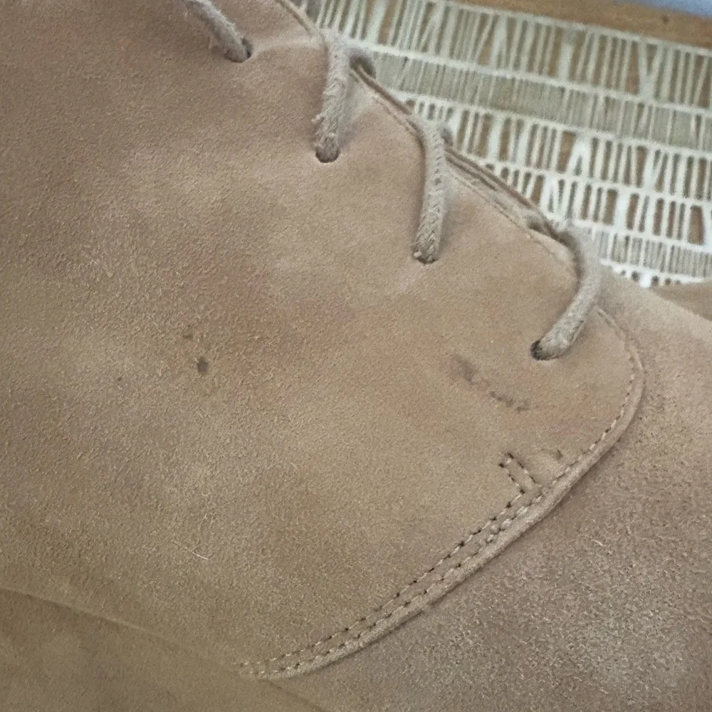 Vionic Elevated Becca Wedge Suede Ortaheel Comfort Bootie, Light Tan, US 8.5‎